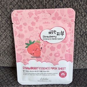 esfolio Strawberry Essence Mask Sheet - Pink Hydrating Sheet Mask
